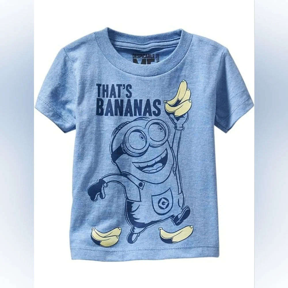 Toddler‎ Boys Short Sleeve Minion Despicable Me T-shirt Size 3T
